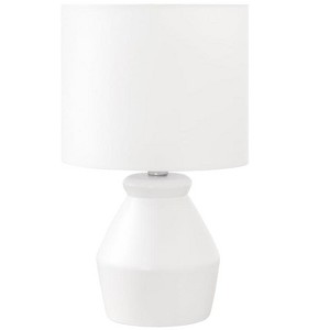 Monarch Specialties Lighting 17inchH Table Lamp Cream Ceramic Ivory / Cream Shade Modern - 1 of 3