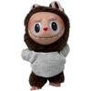 Doll Clothes Superstore Denim Jeans with Knitted Shirt and Matching Cap for 17.5cm Labubu Dolls - 4 of 4