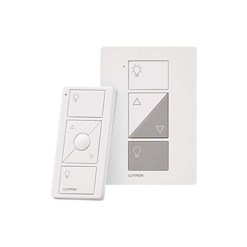 Lutron Caséta Wireless Single-Pole/3-Way Smart Lighting Lamp Dimmer and Remote Kit |P-PKG1P-WH|White, 3 of 11