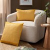 TOWN & COUNTRY TERRA Alara Solid Border Handcrafted Indoor Outdoor Decorative Pillow - 2 of 4