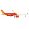 Airbus A321neo Commercial Aircraft "VietJet Air" White and Red 1/400 Diecast Model Airplane by GeminiJets - 3 of 3