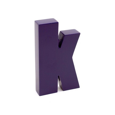 the letter k in purple