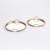 Plum & Post Braiden Decorative Mirrored Trays, Set Of 2 - 3 of 4