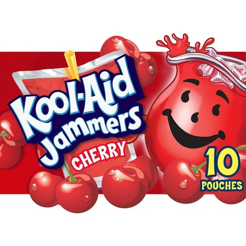 Kool-Aid Jammers Cherry Juice Drinks - 10pk/6 fl oz Pouches - image 1 of 4