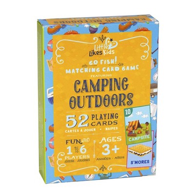 Little Likes Kids Go Fish! Camping Outdoors Matching Card Game