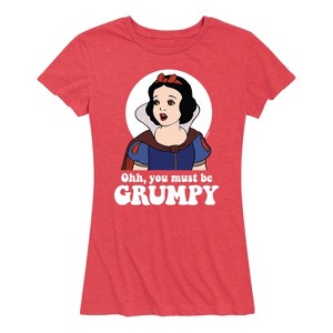 Women's - Disney Princess - You Must Be Grumpy Short Sleeve Graphic T-Shirt - 1 of 4