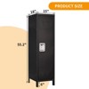 Mlezan Metal Locker: Lockable Cabinet with Doors and Shelves for Home, Office, Gym, or School. Ideal for Storage, Files, and Coat Organization. - 4 of 4