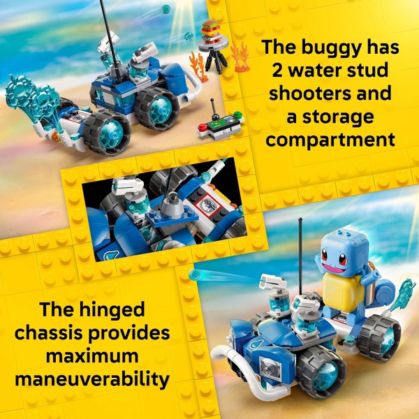 LEGO Pokémon SMART Play: Aventura en Buggy del Entrenador con Squirtle 72156 3
