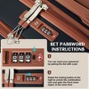 KWPZQEB Luggage 3 Piece Set Suitcase Spinner Hardshell Lightweight TSA Lock & USB Port, Front Opening Design (20", 24", 30") - 4 of 4