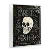 Stupell Industries Dare To Enter Phrase Black Framed Giclee Art - 3 of 4