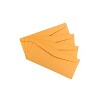 JAM Paper Recycled #14 Envelopes 5" x 11 1/2" Brown Kraft Manila 1633182 - 3 of 4
