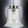 Urban Ambiance Luxury French Rustic Pendant Light,  15.875"H x 9.25"W,  Brushed Nickel Finish, UHP3810 - 4 of 4