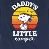 Boys' - Peanuts - Daddy's Little Camper Long Sleeve Graphic T-Shirt - 2 of 4