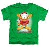 Toddler Boys' Garfield Unwrap the Joy! T-Shirt Kelly Green - 2 of 4