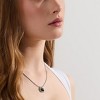 EVRY JEWELS WATERPROOF Gold or Silver Plated Stainless Steel Ethereal Necklace - 2 of 4