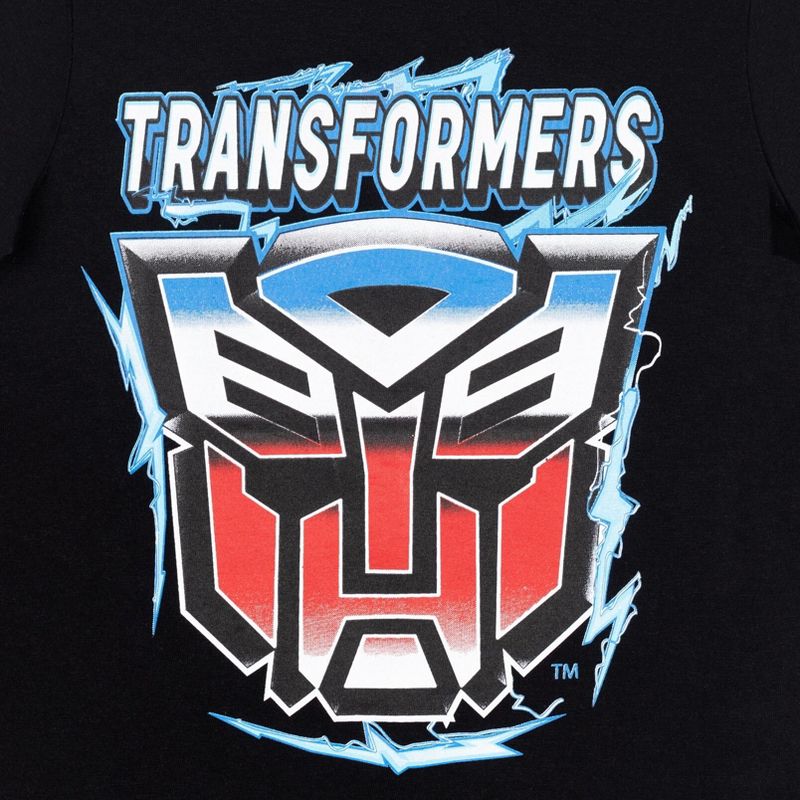 Transformers Bumblebee Optimus Prime 3 Pack Graphic T-Shirts Yellow/Blue/Black , 5 of 8