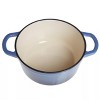 Gibson Our Table 2 Quart Enameled Cast Iron Dutch Oven With Lid In Denim - 3 of 4