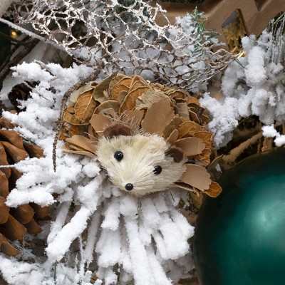 Woodland Friends Fall Winter Owl Fox Hedgehog Figurines Set