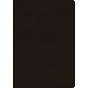 ESV Single Column Journaling Bible, Large Print (Trutone, Deep Brown) - by  Esv Bibles (Leather Bound) - 1 of 1