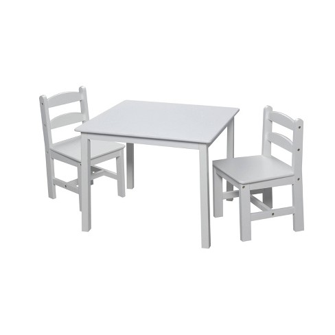 Melissa & Doug Solid Wood Table And 2 Chairs Set - Light Finish Furniture  For Playroom : Target