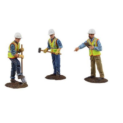 Diecast Metal Construction Figures 3pc Set #2 1/50 by First Gear