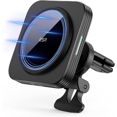 ESR HaloLock Magnetic Wireless Car Charger Mag-Safe Car Mount for iPhone 12/12 Pro/12 mini/12 Pro Max