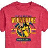 Men's - Marvel - Wolverine Collegiate Scratch Short Sleeve Graphic T-Shirt - 2 of 4