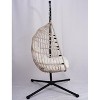 PAGED Indoor Outdoor Swing Chair with Foldable Design and Chains,Egg Chair for Patio,Porch,Garden - 4 of 4