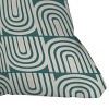 Deny Designs Heather Dutton Refraction Rainbow Square Outdoor Throw Pillow Teal/Cream - 3 of 4