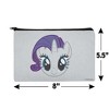 My Little Pony Rarity Face Makeup Cosmetic Bag Organizer Pouch - 4 of 4
