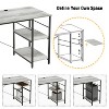 Bestier 59inch L Shaped Desk with Shelves Home Office Gaming Computer Desk - 4 of 4
