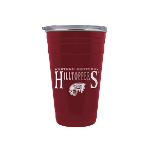 NCAA Western Kentucky Hilltoppers Tailgater Tumbler - 22oz: Stainless Steel, Acrylic Lid - 1 of 2