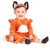 HalloweenCostumes.com Girl's Wildflower Fox Infant Costume - 3 of 4