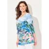 Catherines Women's Plus Size 3/4 Sleeve Seasonal Tee - 4 of 4