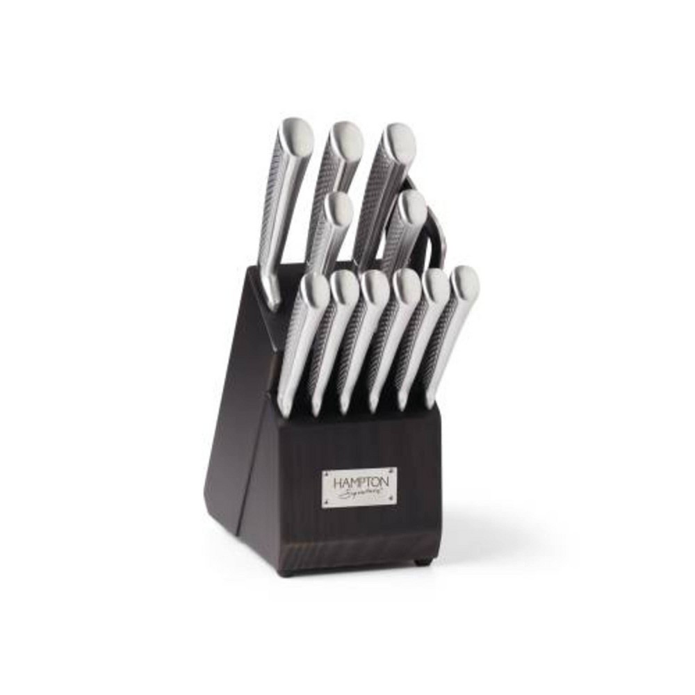 Hampton Signature 13pc Stainless Steel Paxton Block Knife Set