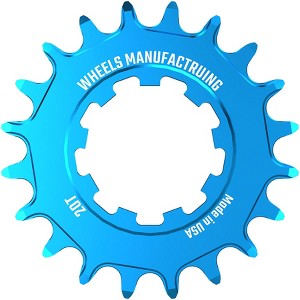 Wheels Manufacturing SOLO-SPEED Cog - 20t, Fits SOLO-SPLINE and SOLO-XD kits, Teal - 1 of 2