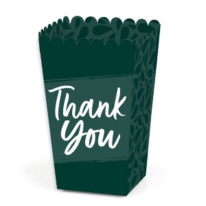 Big Dot of Happiness Emerald Elegantly Simple - Guest Party Favor Popcorn Treat Boxes - Set of 12 - 1 of 4
