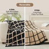 Amelie Home Reversible Plush Knit Throw Blanket - Soft & Cozy Feather Yarn Design - 4 of 4