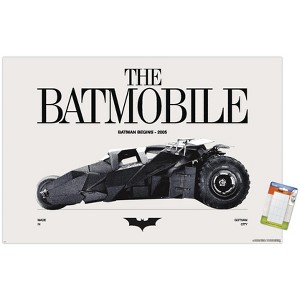 Trends International DC Comics Batman: 85th Anniversary - The Batmobile 2005 Unframed Wall Poster Prints - 1 of 4