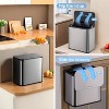 LunaLulinlk 1.3 Gallon/5 Liter Stainless Steel Hanging Trash Can with Inner Drum and Activated Carbon Filter - 4 of 4