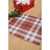 C&F Home 12.75" x 16" Fireside Plaid Hardboard Placemats, Set Of 6 - 3 of 4
