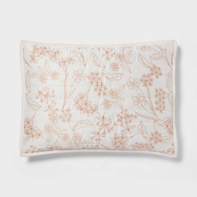 Floral Pillow Shams Target