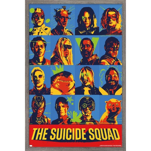 DC Comics Movie - Suicide Squad - Joker Wall Poster, 14.725 x 22.375,  Framed 