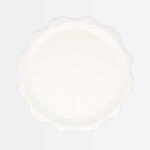 Meri Meri Cream Decorative Edge Compostable Side Plates (Pack of 8) - 1 of 3