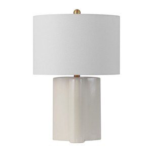 Anessa Table Lamp - 23 Inch Height - TBL4611 - Cream/Brass - Safavieh - 1 of 4