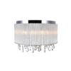 CWI Lighting Benson 9 Light Drum Shade Flush Mount With Chrome Finish - 3 of 4