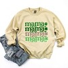 Simply Sage Market Women's Graphic Sweatshirt Lucky Mama Plaid and Leopard Stacked - 3 of 4