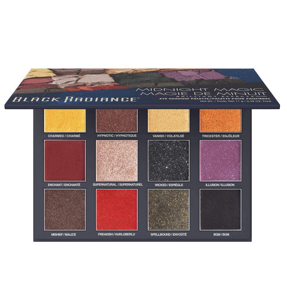 Black Radiance Brilliant Effects Eye Shadow Palette - Midnight Magic - 0.38oz