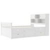YOOCOZZ Full Size Captain Platform Bed Frame with Storage Bookcases and Shelves,Four Drawers - 2 of 4
