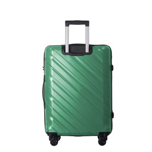 INFURNIC Bag And Luggage Sets Hard Shell Rolling Suitcase Set, 3 Piece Textured Luggage with Wheels for Business Travel, Green, 21.65"*13.19"*31.1" - 1 of 4
